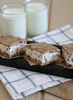 foodffs:Cookie Monster Ice Cream Sandwiches