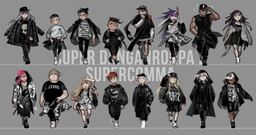 lordofdorknessgundam:super danganronpa 2 x supercomma fall 2015