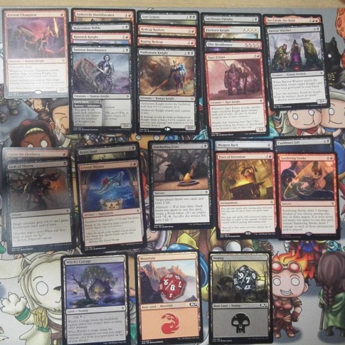 3-0’d prerelease with this deck. Fires of Invention is as crazy as it is. . . . . . #mtg #magi