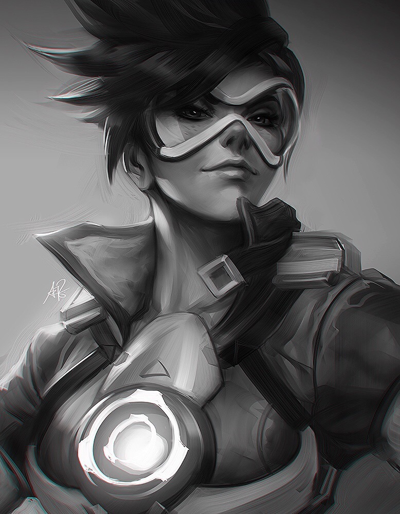 geekgames101:    Overwatch by Artgerm (Stanley Lau)        