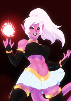 tovio-rogers:rando majin girl drawn as a