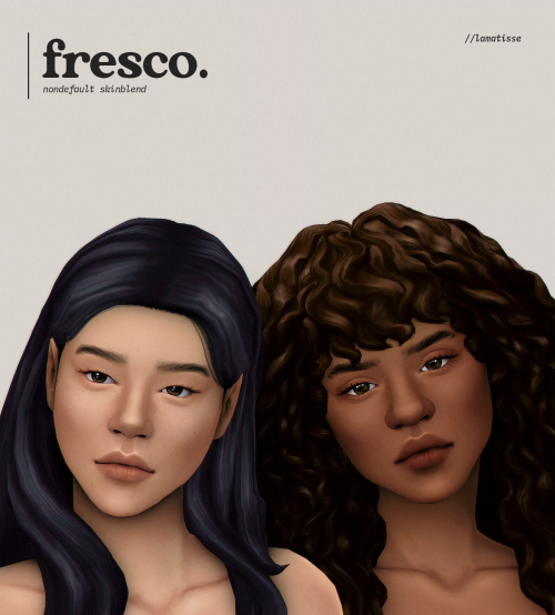 lamatisse: fresco. face skin by @stretchskeleton is one of my favorite face overlays because it&rsqu