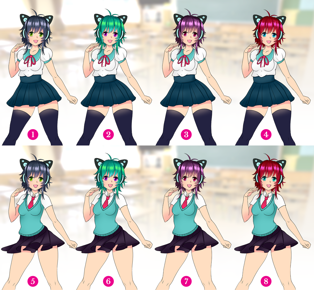 secretplotstudio:  Hi guys !!These are some samples for the design of Academy Annie,