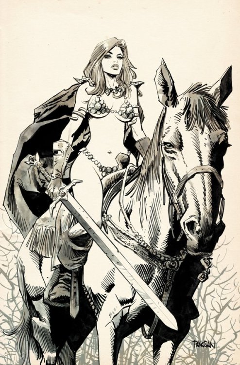 curtvilescomic:  Red Sonja by Dan Panosian 