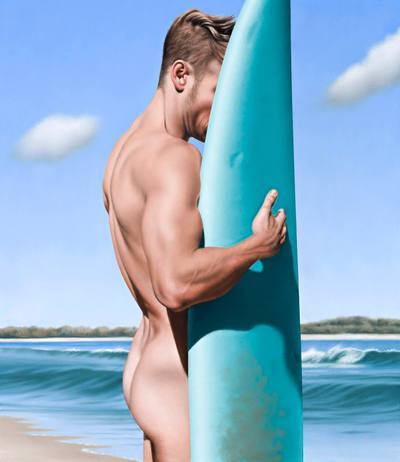edgarmoser:&lsquo;naked surfer ll&rsquo; by ross watson 
