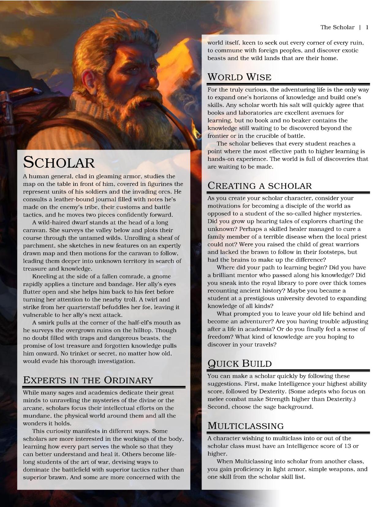 non serious 5e homebrew classes