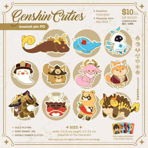 The One and Oni + the cuties are here!Gold plated mask pin with magnet for Itto pin, just like my pr