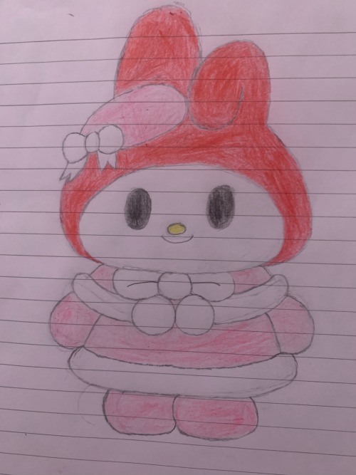 My Melody (in Her Winter Coat Outfit)