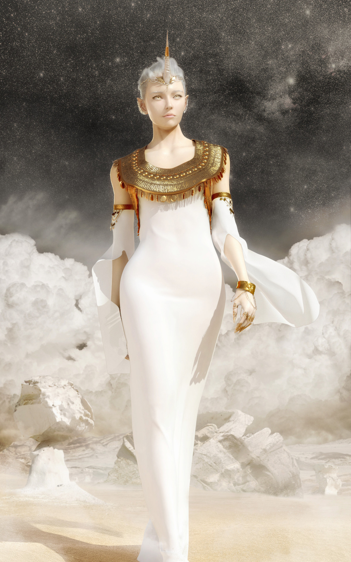 art-of-cg-girls:  Unicorn by H J