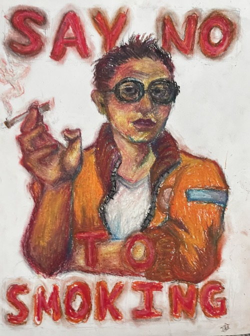 Made Entirely With Crayola Oil Pastels
