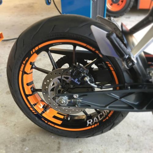 Tuning für dein Motorrad Tuning for your bike by wheel-sticker.com . . #ktm #duke125 #ktm125 #wheeld