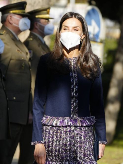 February 18, 2022: Queen Letizia chaired a work meeting on the occasion of the 150th anniversary of 