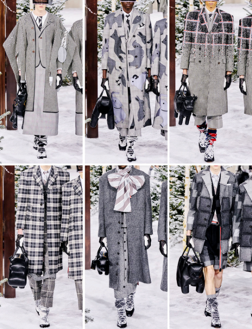 fashion-runways: THOM BROWNE at Paris Fashion Week Fall 2020if you want to support this blog conside