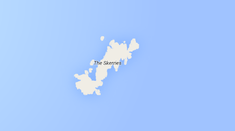 sixpenceee:There’s an island called the Skerries and there’s a point in google maps, where the islan