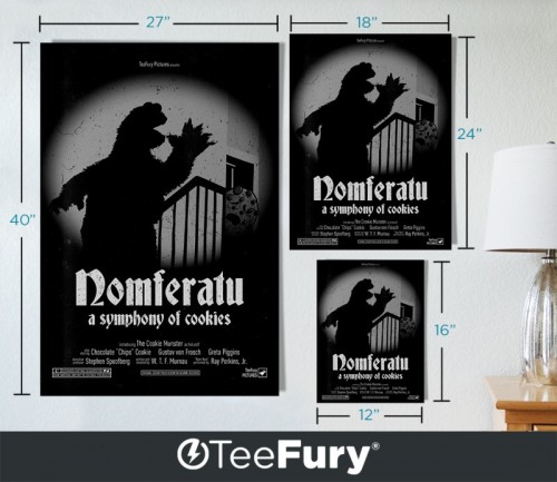 &ldquo;Nomferatu: a symphony of cookies&rdquo; is on sale as poster at Teefury!http://www.teefury.co