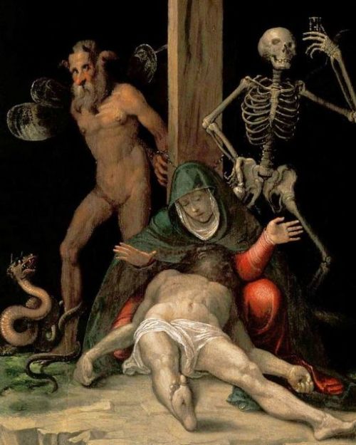 Allegory of the Redemption, Jacobi Lugosi, between 1585 and 1587, from the Prado Museum, Madrid. Nudes &amp; Noises  