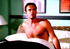 charmed-:   shirtless cole asked by anon
