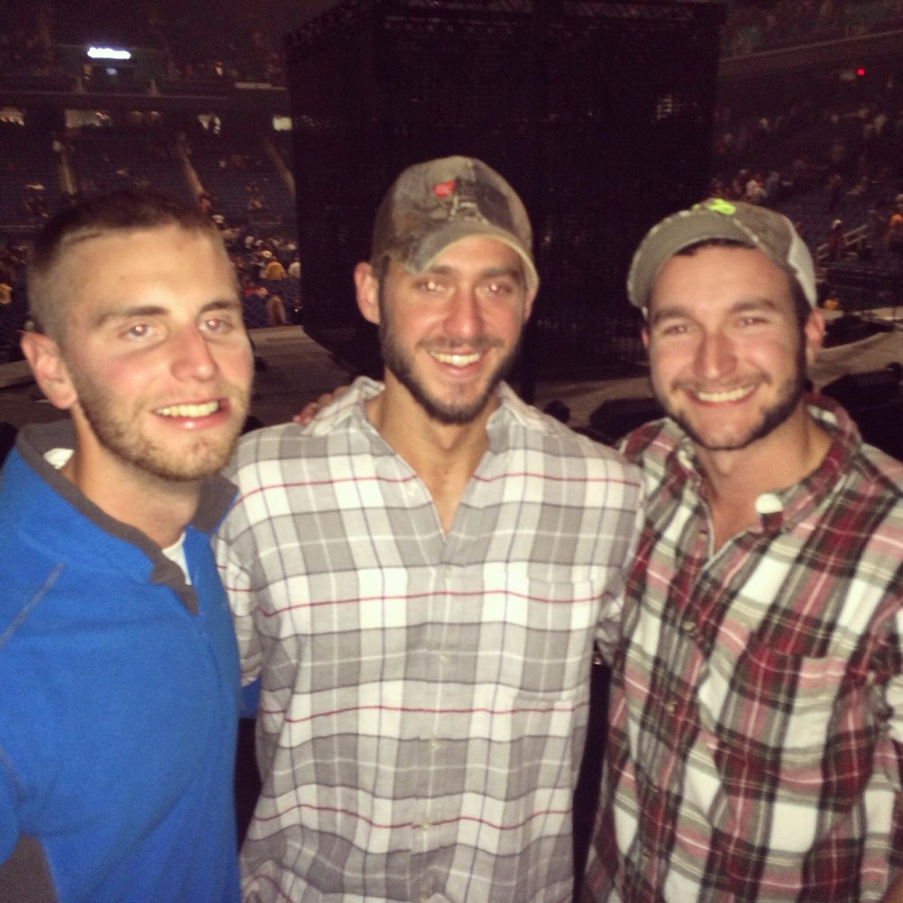 Garth Brooks was amazing. Our Dynamic trio. Lol at my roommate. He&rsquo;s def