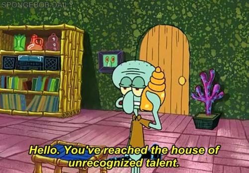 When you really start to think about it, Squidward is the most relatable cartoon