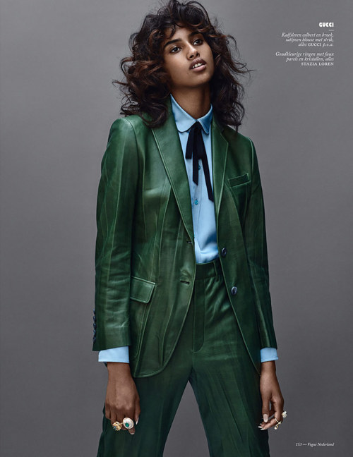 IMAAN HAMMAM BY MARC DE GROOT FOR VOGUE NETHERLANDS SEPTEMBER 2015