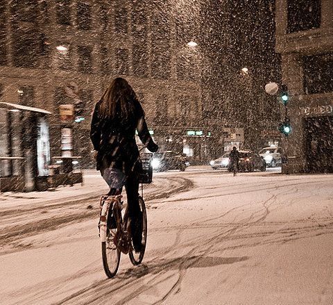 stefdenflater:Dit moest ik even delen @weheartitCycling in the snow. 