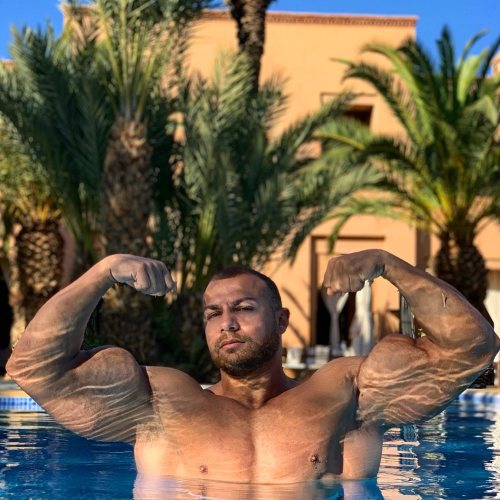 MOROCCAN BODYBUILDER JOHAN FEHD KAROUANI THE PANTHER