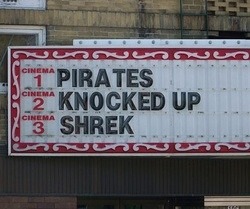 bow-ties-fezzes-and-stetsons:gordman2: Humorous Movie Marquee Mash-Ups  Okay there’s no way that last one was an accident 