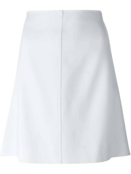 COURREGES contrasting panel skirt