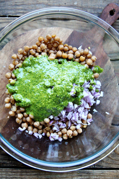 foodffs:Chickpeas with Cilantro-Lime DressingReally nice recipes. Every hour.Show me what you cooked