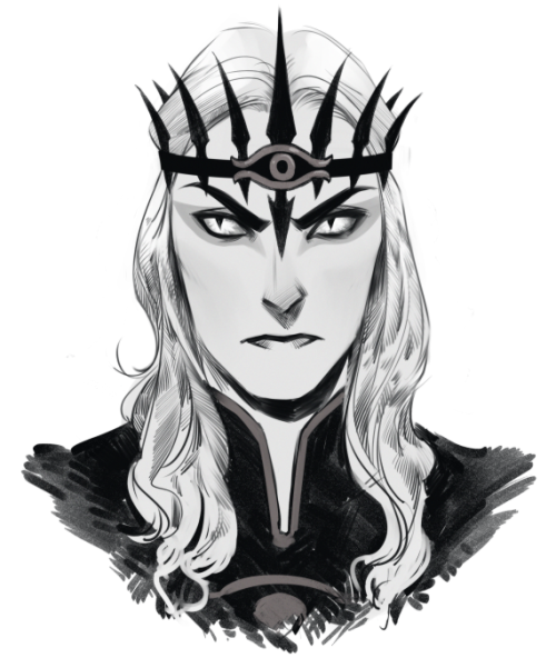 sketching Tolkien related thingsMasters of masters and servants of servants: Melkor, Sauron, Saruman
