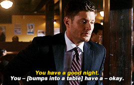 hunterize:  Dean Winchester + clumsiness