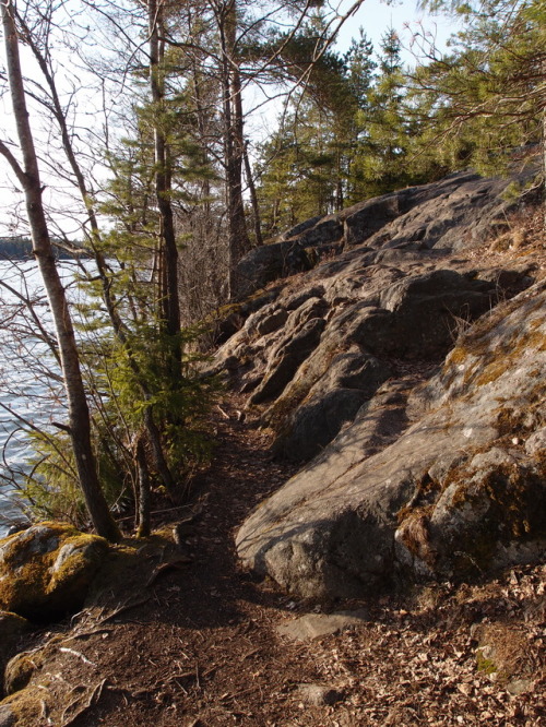 Lakeside cliffs