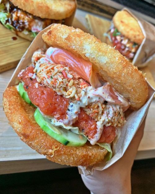 everybody-loves-to-eat - sushi sandwich with crispy rice...