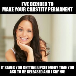 Permanent Chastity Captions