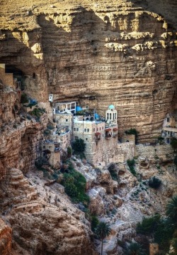 History encased in stone  (St. Georges Orthodox Monastery, Wadi Qelt, West Bank, Jerusalem)