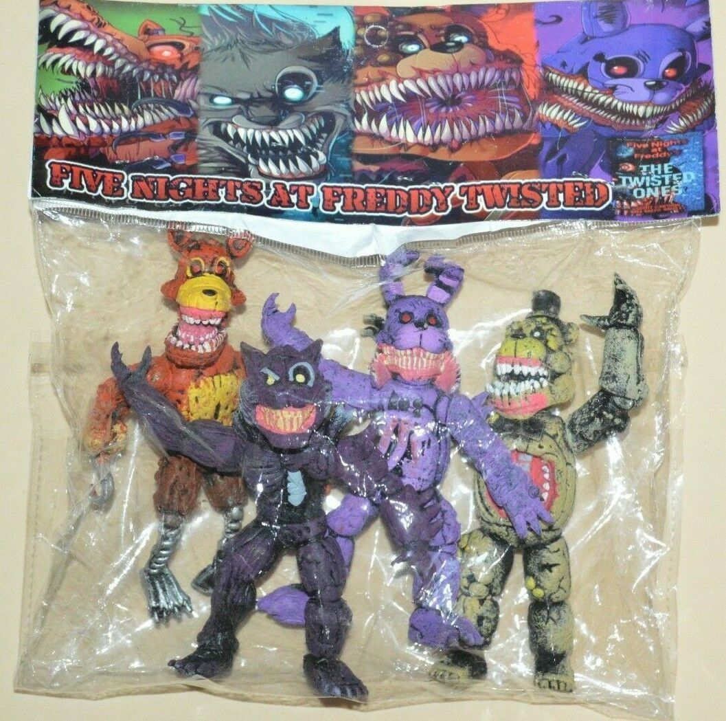 TOY FIGURE MEXICAN BONNY PURPLE FIVE NIGHTS AT FREDDY 'ANIMATRONICS TWISTED