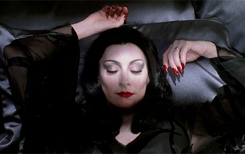 chrishemsworht: Anjelica Huston as ‘Morticia Addams’ in ‘The Addams Fami