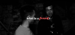 ryanbergara:  what is a friend? a single