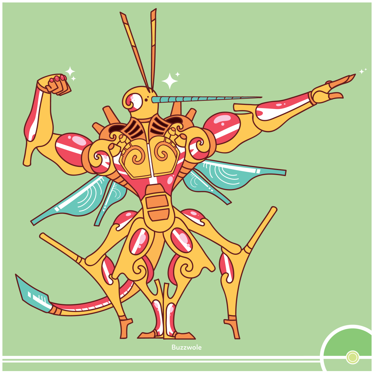 Cosmopoliturtle — Pokemon Redesign #893 - Zarude