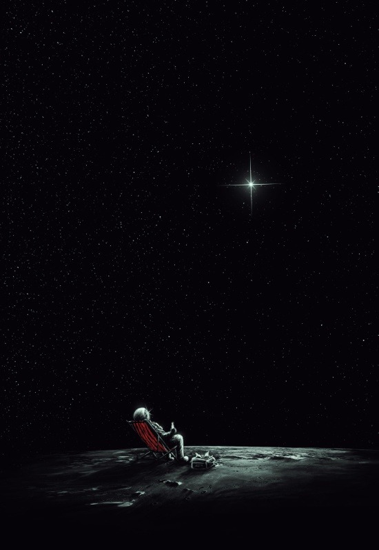 bestof-society6:  Space Chill by Nicebleed   