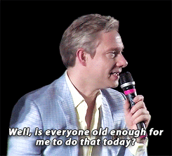 rominatrix: Martin Freeman at Giffoni Festival 2015.  Classic Martin.