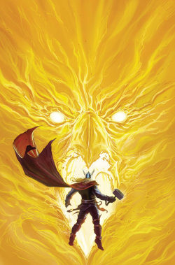 comicsareart: Thor and the Phoenix by Jerome Opena 