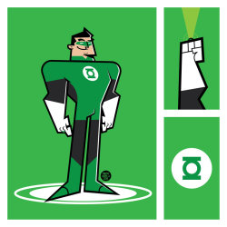 herochan:  Green Lantern  - Vector IllustrationCreated by Diego Riselli 