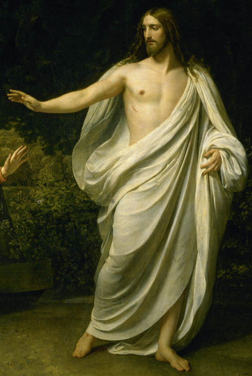 Alexander Andreyevich Ivanov (Russian, 1806 - 1858)Christs Appearance To Mary Magdalene After The Resurrection,