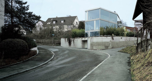 subtilitas:Christian Kerez - House with one wall, Zurich 2007. Potentially the most posted building 