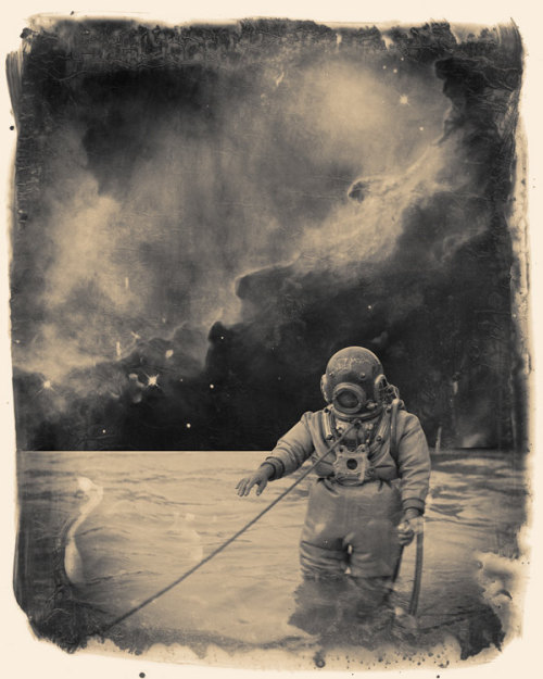 Dylan Murphy (St Louis, MO, USA) - 1: Uncharted Waters  2: Bed  3: Letting Go  Collages, Photomontag