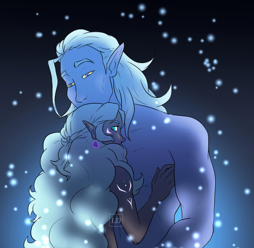 deadlyfussel:Lotor and Allura requested by anon