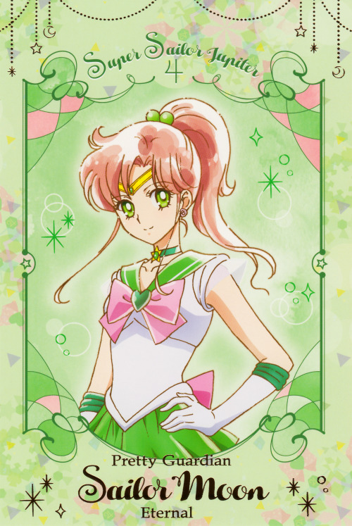 I am a big fan of the new Sailor Moon Eternal Sunstar Postcards. The character illustrations are gor