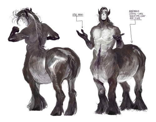 Meet Klaus - a centaur boi I designed for my Husband ❤