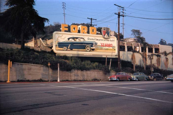 Billboard, Los Angeles, circa 1950-60 (via Take My Picture)
